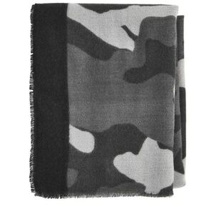 Mud Pie Black Camo Scarf